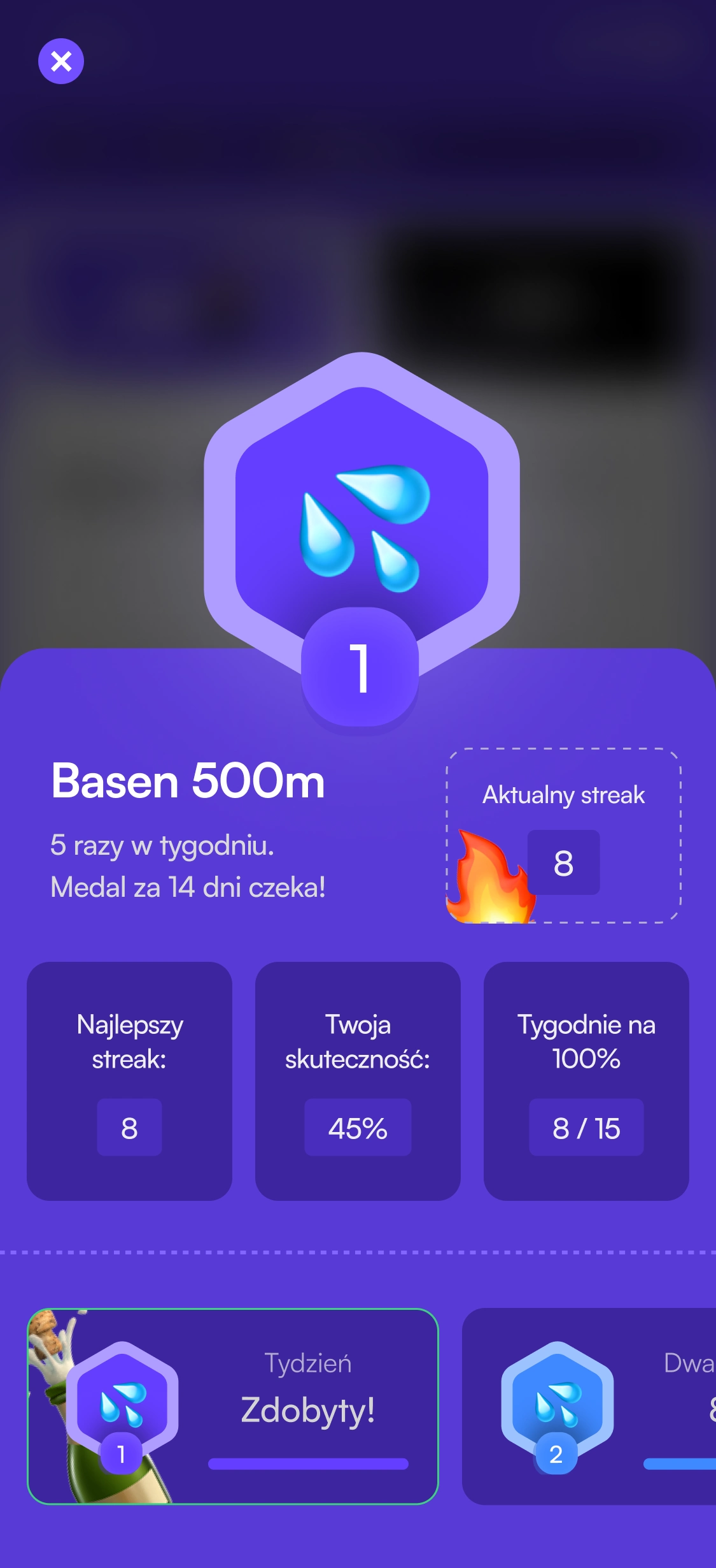 Streak medal